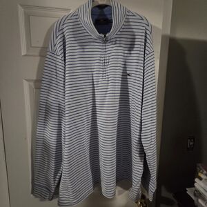 Vineyard Vines Blue and White Striped Pullover